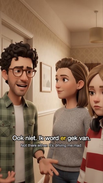 A scene from the conversation At home